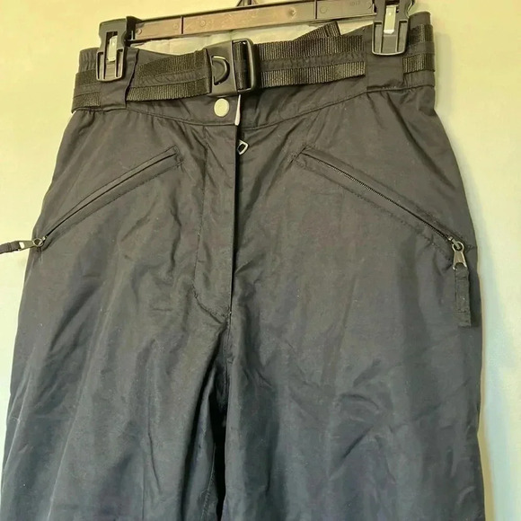 Rossignol black ski snow belted pants  size S - Picture 3 of 5